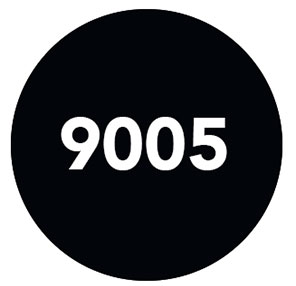 Noir foncé - RAL 9005 Noir foncé - RAL 9005